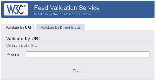 RSS validace