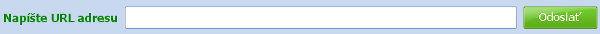Vložení URL