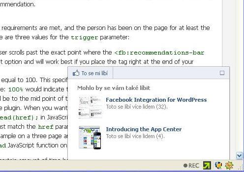 Facebook Recommendations pro zvýšení počtu zobrazených stránek webu