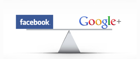 Facebook, Google+