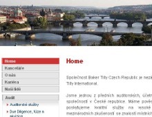Emailingová služba pro Baker Tilly Czech Republic
