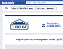 Facebook aplikace pro EUROLINE BOHEMIA