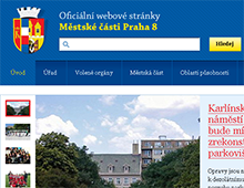 Tendr na portál městské části Praha 8