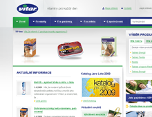 Korporátní web a produktový katalog společnosti VITAR