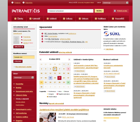 Reference v Ruby on Rails - Intranet ČIS