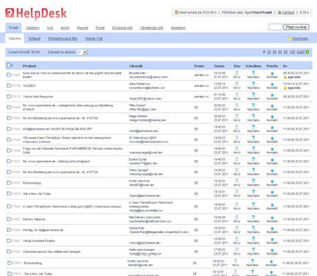 Helpdesk aplikace